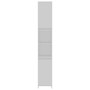 Armario de baño madera contrachapada blanco 30x30x183,5 cm de vidaXL, Muebles de baño - Ref: Foro24-802669, Precio: 73,86 €, ...