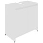 Armario de baño madera contrachapada blanco 60x33x61 cm de vidaXL, Muebles de baño - Ref: Foro24-802642, Precio: 49,51 €, Des...