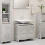 Concrete gray plywood bathroom cabinet 60x33x61 cm by vidaXL, Bathroom furniture - Ref: Foro24-802646, Price: 49,99 €, Discou...