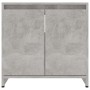 Concrete gray plywood bathroom cabinet 60x33x61 cm by vidaXL, Bathroom furniture - Ref: Foro24-802646, Price: 49,99 €, Discou...