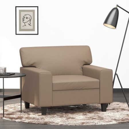 Synthetic leather armchair in cappuccino color, 60 cm. by , Sofas - Ref: Foro24-359411, Price: 193,76 €, Discount: %