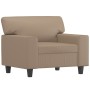 Sillón cuero sintético color capuchino 60 cm de , Sofás - Ref: Foro24-359411, Precio: 193,76 €, Descuento: %