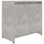 Concrete gray plywood bathroom cabinet 60x33x61 cm by vidaXL, Bathroom furniture - Ref: Foro24-802646, Price: 49,99 €, Discou...