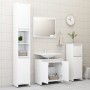 Set of white plywood bathroom furniture by vidaXL, Bathroom furniture - Ref: Foro24-802651, Price: 55,82 €, Discount: %