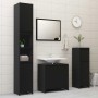 Armario de baño madera contrachapada negro 30x30x95 cm de vidaXL, Muebles de baño - Ref: Foro24-802661, Precio: 53,82 €, Desc...