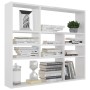 Glossy white plywood wall shelf 90x16x78 cm by vidaXL, Shelves and shelves - Ref: Foro24-802945, Price: 44,99 €, Discount: %