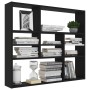 Schwarzes Wandregal aus Sperrholz, 90 x 16 x 78 cm von vidaXL, Regale und Regale - Ref: Foro24-802940, Preis: 48,87 €, Rabatt: %