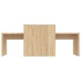 Mesa de centro madera contrachapada color roble 100x48x40 cm de vidaXL, Mesas de centro - Ref: Foro24-802915, Precio: 49,86 €...