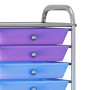 Portable storage cart with 10 multicolor plastic drawers by vidaXL, Cargo forklifts - Ref: Foro24-320406, Price: 71,33 €, Dis...