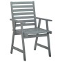 Garden dining chairs with cushions 4 pcs solid acacia wood by , Garden chairs - Ref: Foro24-3078412, Price: 297,30 €, Discoun...