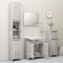 Conjunto de muebles de baño madera contrachapada gris hormigón de vidaXL, Muebles de baño - Ref: Foro24-802655, Precio: 91,23...