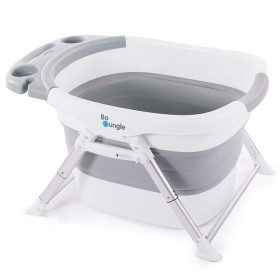 Bo Jungle Foldable Baby Bathtub for Shower B-Foldable Gray and White by Bo Jungle, Baby bathtubs and bath seats - Ref: Foro24...