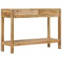 Mesa consola con 2 cajones madera maciza de mango 110x35x75 cm de , Mesas auxiliares - Ref: Foro24-354982, Precio: 200,34 €, ...