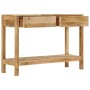 Mesa consola con 2 cajones madera maciza de mango 110x35x75 cm de , Mesas auxiliares - Ref: Foro24-354982, Precio: 200,34 €, ...