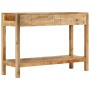 Mesa consola con 2 cajones madera maciza de mango 110x35x75 cm de , Mesas auxiliares - Ref: Foro24-354982, Precio: 200,34 €, ...