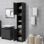 Gray plywood bathroom cabinet 30x30x183.5 cm by vidaXL, Bathroom furniture - Ref: Foro24-802671, Price: 162,99 €, Discount: %