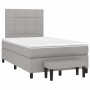 Cama box spring con colchón tela gris claro 120x190 cm de , Camas y somieres - Ref: Foro24-3270355, Precio: 442,57 €, Descuen...