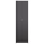 Glossy gray plywood hallway cabinet 55x25x189 cm by vidaXL, Wardrobes - Ref: Foro24-802857, Price: 144,99 €, Discount: %