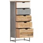 Cajonera de madera maciza de mango 45x30x105 cm de , Aparadores - Ref: Foro24-286535, Precio: 318,52 €, Descuento: %