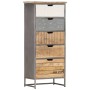 Cajonera de madera maciza de mango 45x30x105 cm de , Aparadores - Ref: Foro24-286535, Precio: 318,52 €, Descuento: %