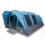 Tienda de campaña familiar túnel 8 personas impermeable azul de , Tiendas de campaña - Ref: Foro24-94750, Precio: 223,68 €, D...