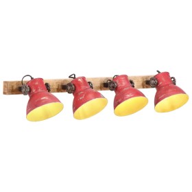 Worn red wall lamp 25 W E27 90x25 cm by , Lamps - Ref: Foro24-371820, Price: 89,99 €, Discount: %