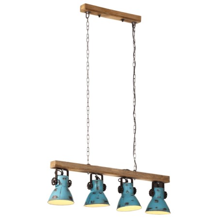 Worn blue ceiling lamp 25 W E27 90x24x111 cm by , Lamps - Ref: Foro24-371836, Price: 98,07 €, Discount: %