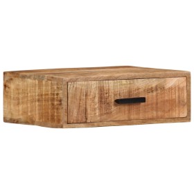 Mesita de noche de pared madera maciza de acacia 40x30x13,5 cm de , Mesitas de noche - Ref: Foro24-371973, Precio: 64,24 €, D...