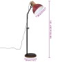 Worn red floor lamp 25 W E27 30x30x100-150 cm by , Lamps - Ref: Foro24-371962, Price: 107,27 €, Discount: %