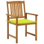 Garden chairs with cushions 2 units solid acacia wood by , Garden chairs - Ref: Foro24-3061189, Price: 142,99 €, Discount: %