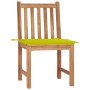 Garden chairs, 2 units, solid teak wood with cushions by , Garden chairs - Ref: Foro24-3062927, Price: 216,95 €, Discount: %