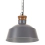 Industrial pendant lamp 32 cm gray E27 by vidaXL, Lamps - Ref: Foro24-320840, Price: 47,99 €, Discount: %