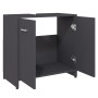 Gray plywood bathroom cabinet 60x33x61 cm by vidaXL, Bathroom furniture - Ref: Foro24-802572, Price: 49,37 €, Discount: %