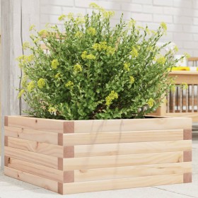 Solid pine wood planter 50x50x23 cm by , Pots and planters - Ref: Foro24-847183, Price: 52,82 €, Discount: %