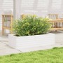 Solid white pine wood planter 90x40x23 cm by , Pots and planters - Ref: Foro24-847224, Price: 63,85 €, Discount: %