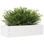 Jardinera de madera maciza de pino blanco 90x40x23 cm de , Maceteros y jardineras - Ref: Foro24-847224, Precio: 63,99 €, Desc...