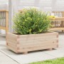 Jardinera de madera maciza de pino 70x40x26,5 cm de , Maceteros y jardineras - Ref: Foro24-847328, Precio: 56,86 €, Descuento: %