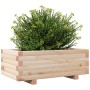 Jardinera de madera maciza de pino 70x40x26,5 cm de , Maceteros y jardineras - Ref: Foro24-847328, Precio: 56,86 €, Descuento: %