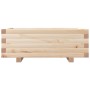 Jardinera de madera maciza de pino 70x40x26,5 cm de , Maceteros y jardineras - Ref: Foro24-847328, Precio: 56,86 €, Descuento: %