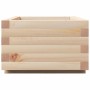 Jardinera de madera maciza de pino 70x40x26,5 cm de , Maceteros y jardineras - Ref: Foro24-847328, Precio: 56,86 €, Descuento: %