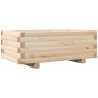 Jardinera de madera maciza de pino 70x40x26,5 cm de , Maceteros y jardineras - Ref: Foro24-847328, Precio: 56,86 €, Descuento: %