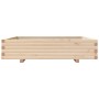 Jardinera de madera maciza de pino 110x110x26,5 cm de , Maceteros y jardineras - Ref: Foro24-847323, Precio: 116,99 €, Descue...