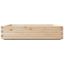 Jardinera de madera maciza de pino 110x110x26,5 cm de , Maceteros y jardineras - Ref: Foro24-847323, Precio: 116,99 €, Descue...