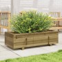 Impregnated pine wood planter 90x40x26.5 cm by , Pots and planters - Ref: Foro24-847337, Price: 94,99 €, Discount: %