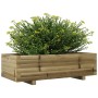 Impregnated pine wood planter 90x40x26.5 cm by , Pots and planters - Ref: Foro24-847337, Price: 94,99 €, Discount: %