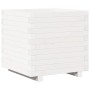 Solid white pine wood planter 50x50x49.5 cm by , Pots and planters - Ref: Foro24-847354, Price: 103,99 €, Discount: %