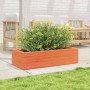 Jardinera de madera maciza pino marrón cera 90x40x23 cm de , Maceteros y jardineras - Ref: Foro24-847225, Precio: 63,85 €, De...