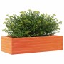 Jardinera de madera maciza pino marrón cera 90x40x23 cm de , Maceteros y jardineras - Ref: Foro24-847225, Precio: 63,85 €, De...