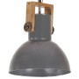 Round industrial pendant lamp mango 25 W gray 32 cm E27 by vidaXL, Lamps - Ref: Foro24-320852, Price: 41,44 €, Discount: %