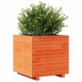 Jardinera madera maciza de pino marrón cera 50x50x49,5 cm de , Maceteros y jardineras - Ref: Foro24-847355, Precio: 103,78 €,...